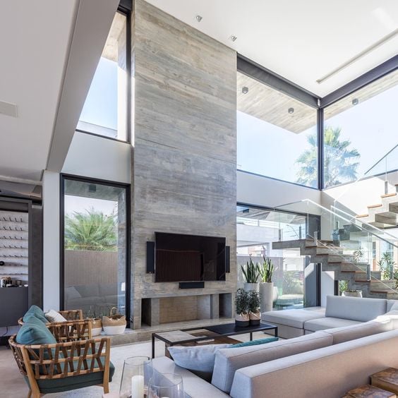 varanda com pe direito duplo