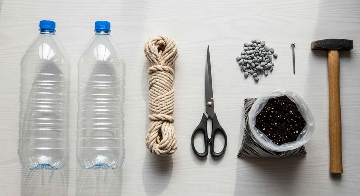 Decoração Sustentável: 10 Ideias Criativas com Garrafas PET e Barbante