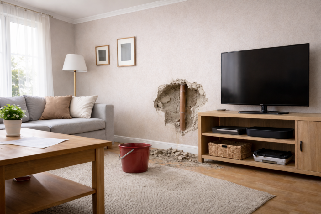 como detectar vazamento de agua em casa