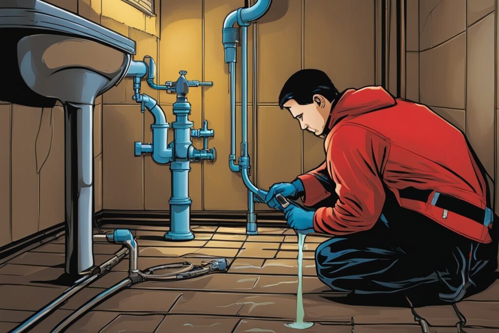 teste do hidrometro para vazamento