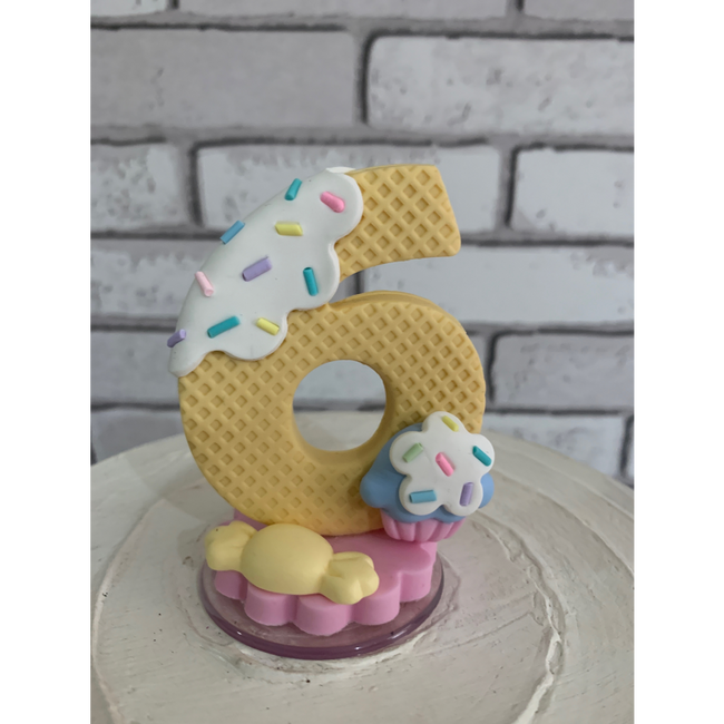 vela de biscuit para aniversrio