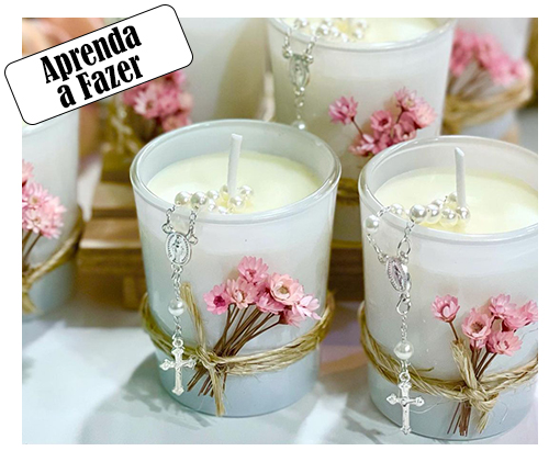 velas aromáticas e sabonetes artesanais