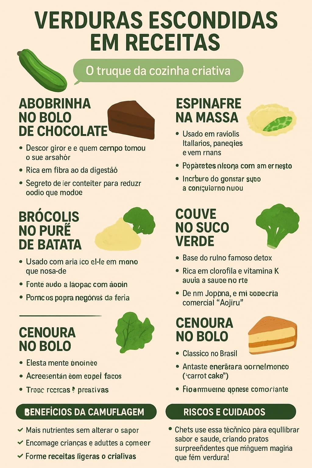 verduras para a culinária escandinava