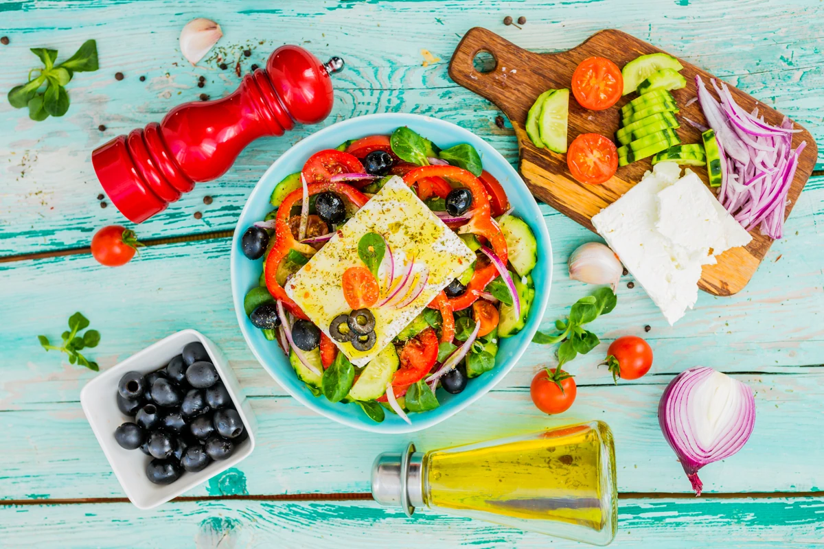 verduras para a culinária grega