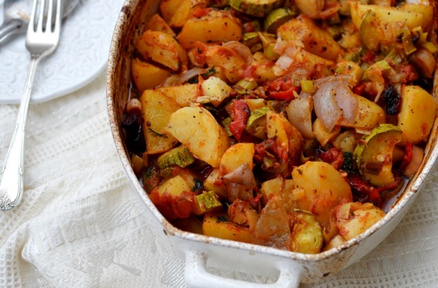 ingredientes vegetais da culinária grega