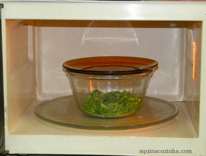 vegetais saudáveis microondas rápido