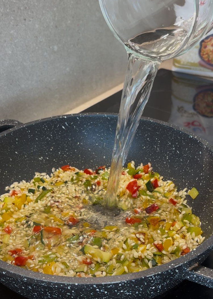 verduras para risoto