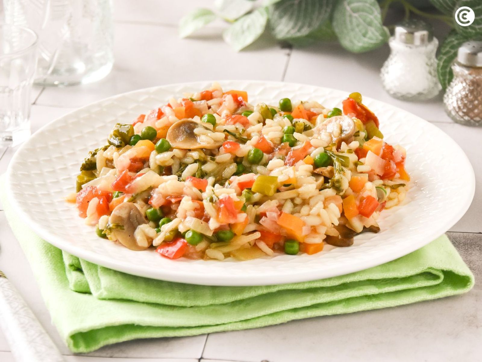 verduras para risoto