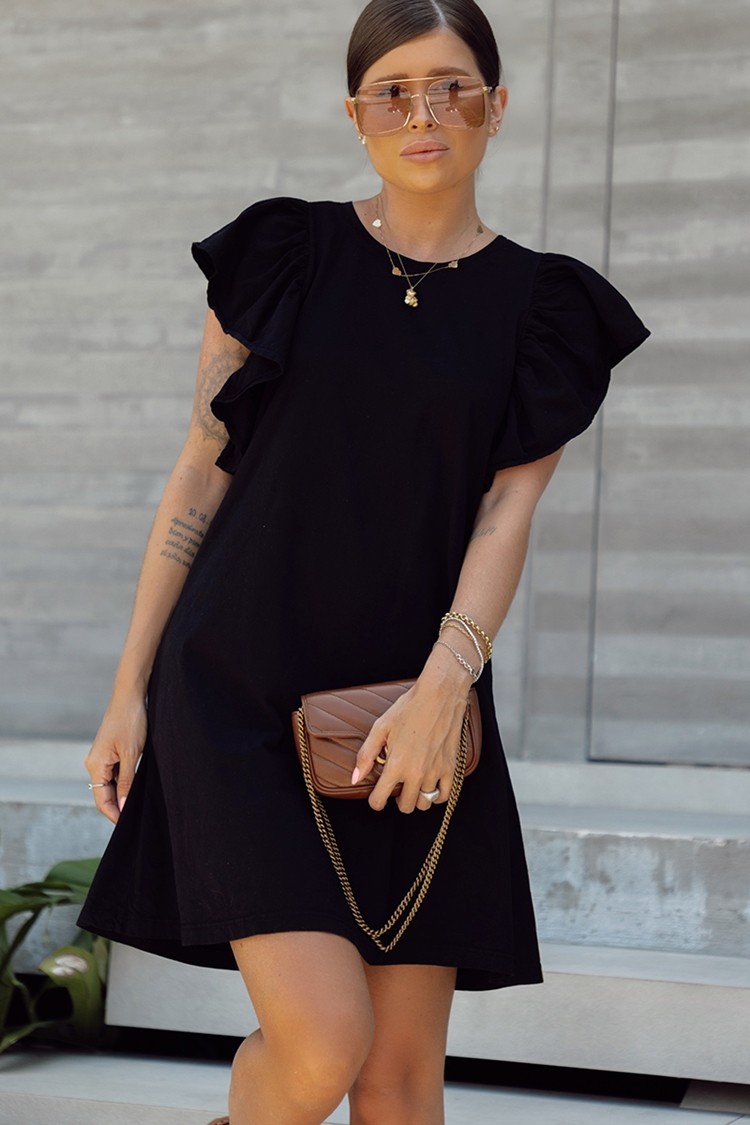 vestidos rodados com babados