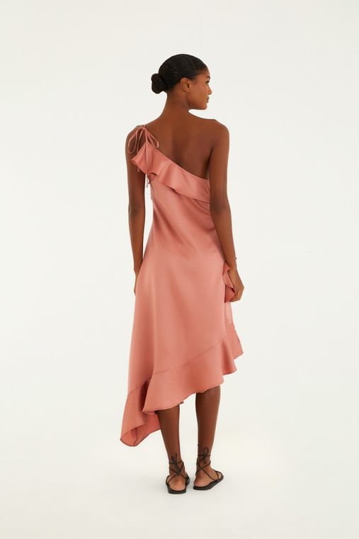 modelos de vestidos com babados modernos