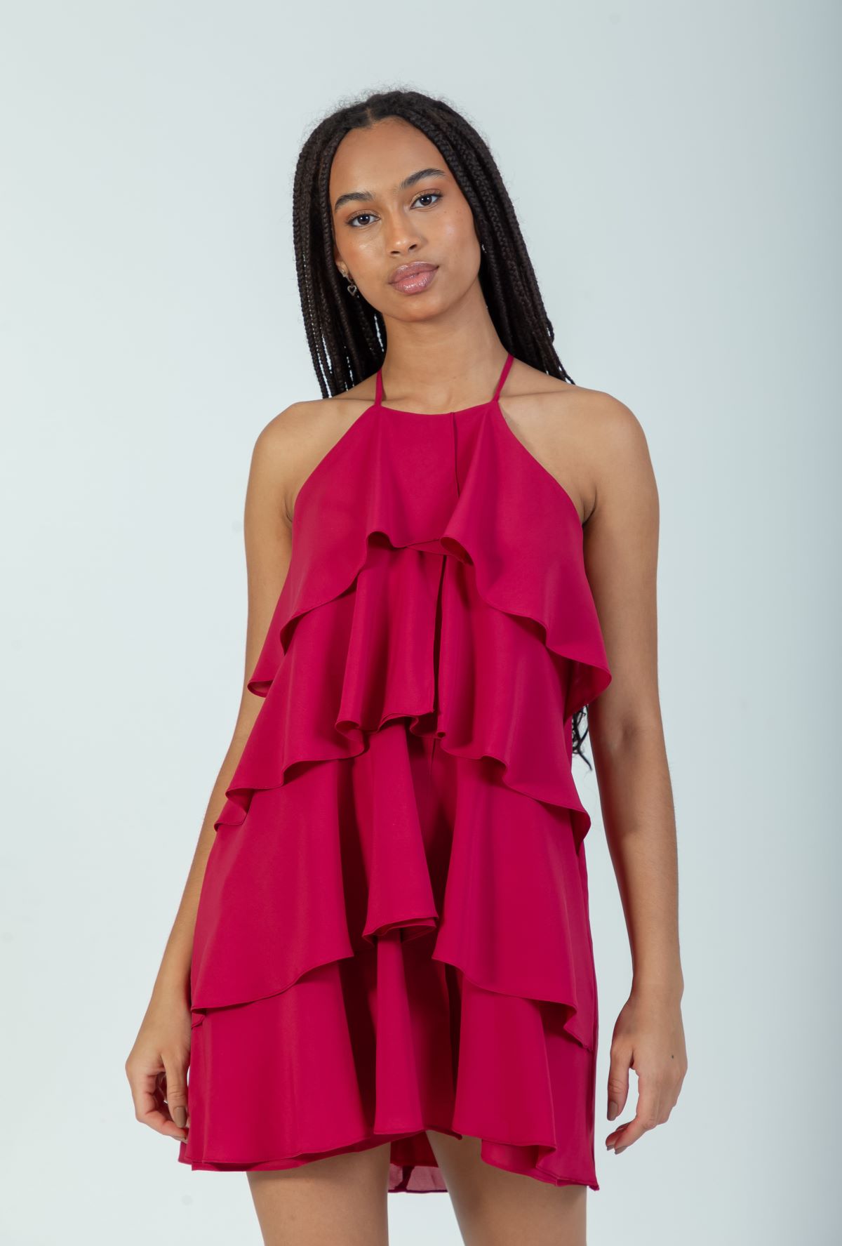 vestidos rodados com babados