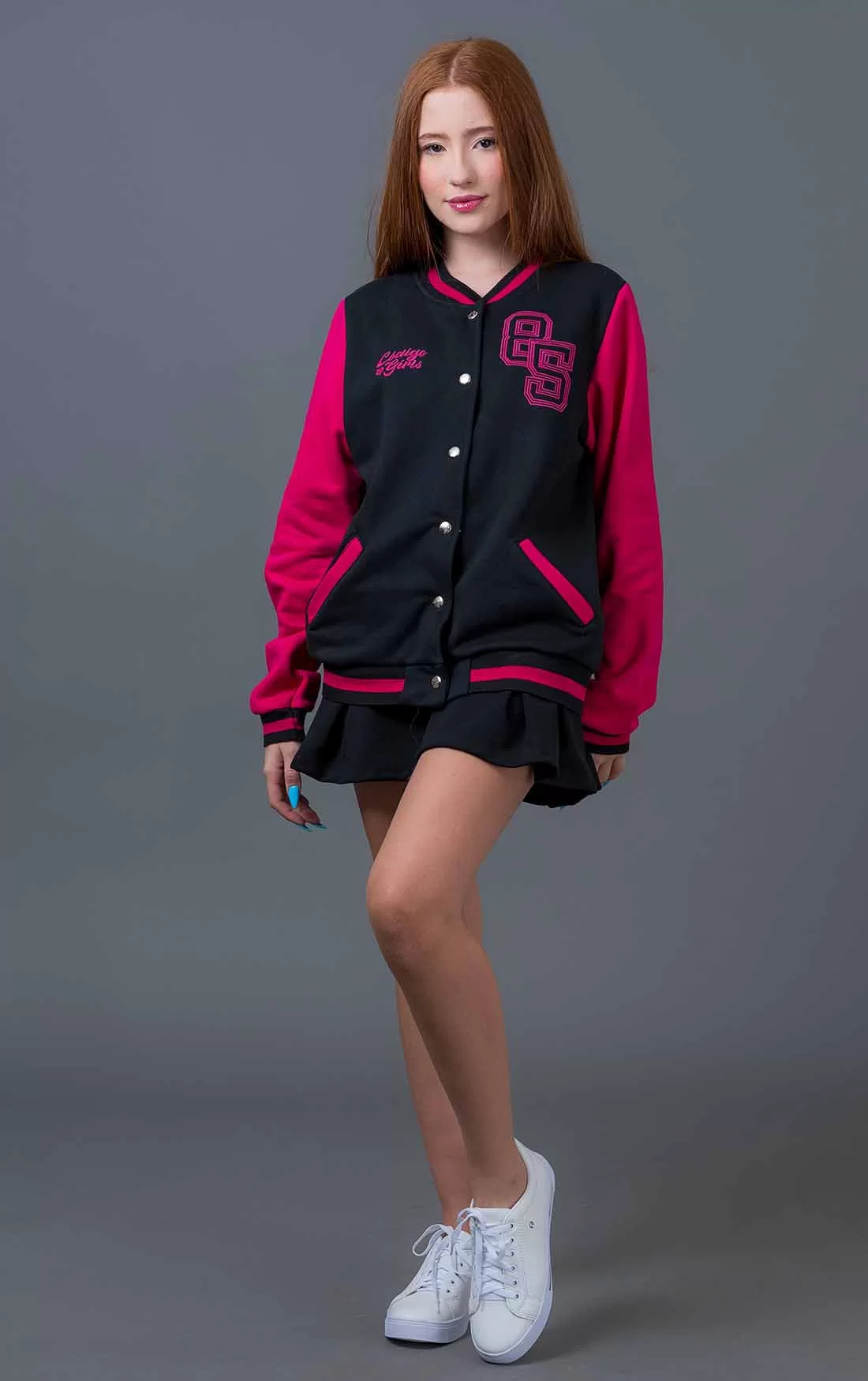 vestido de tricô com casaco de lã