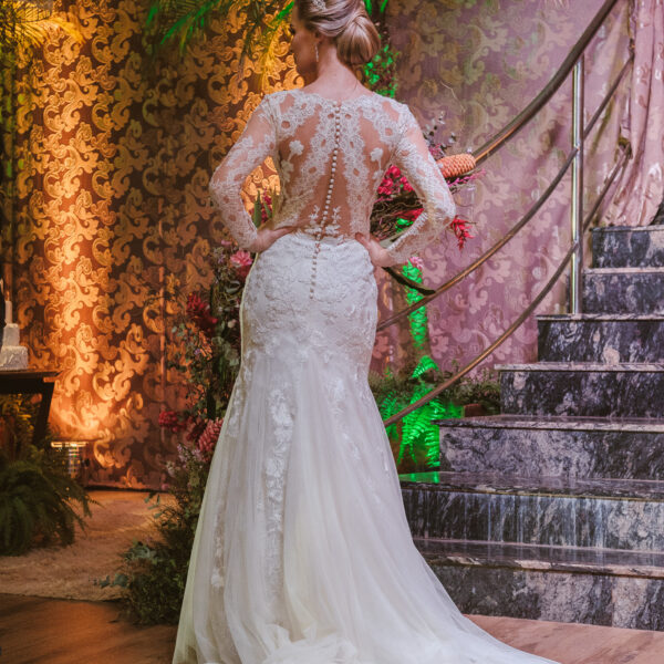 vestido de noiva sereia