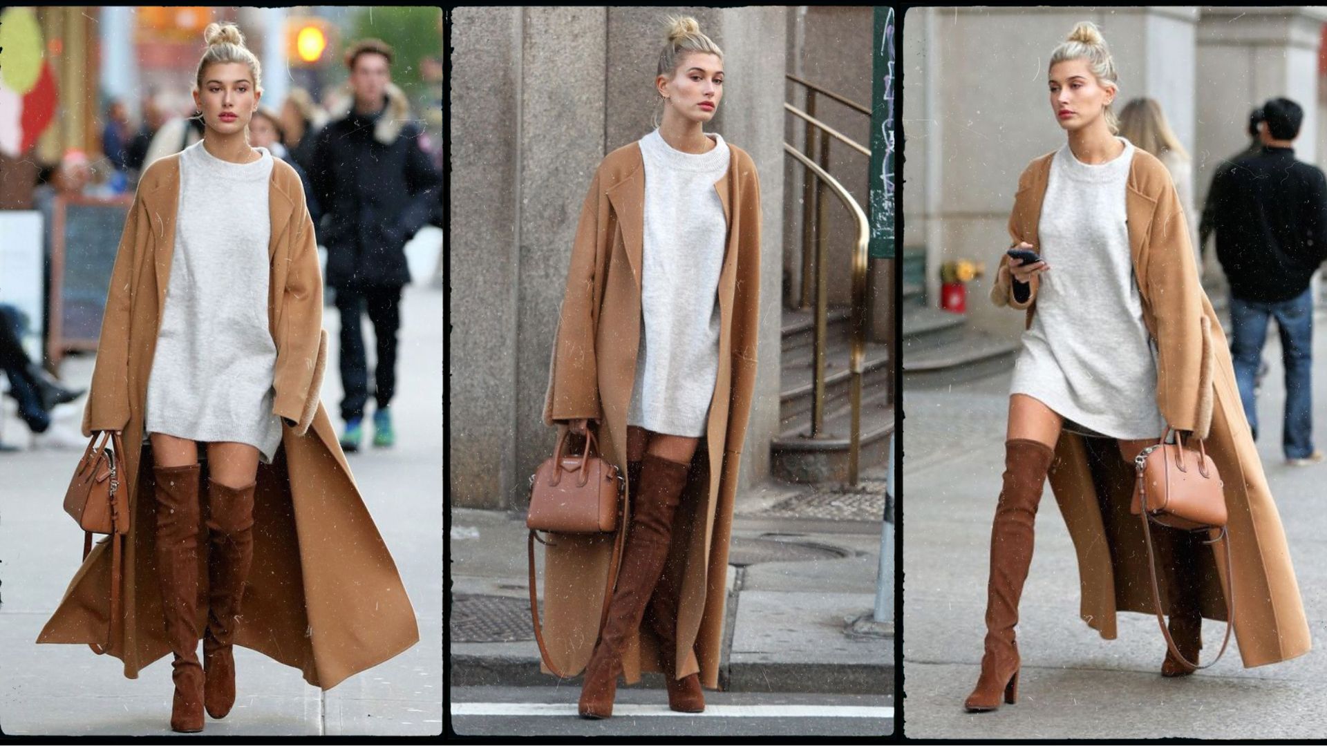 looks vestido bota inspiracao