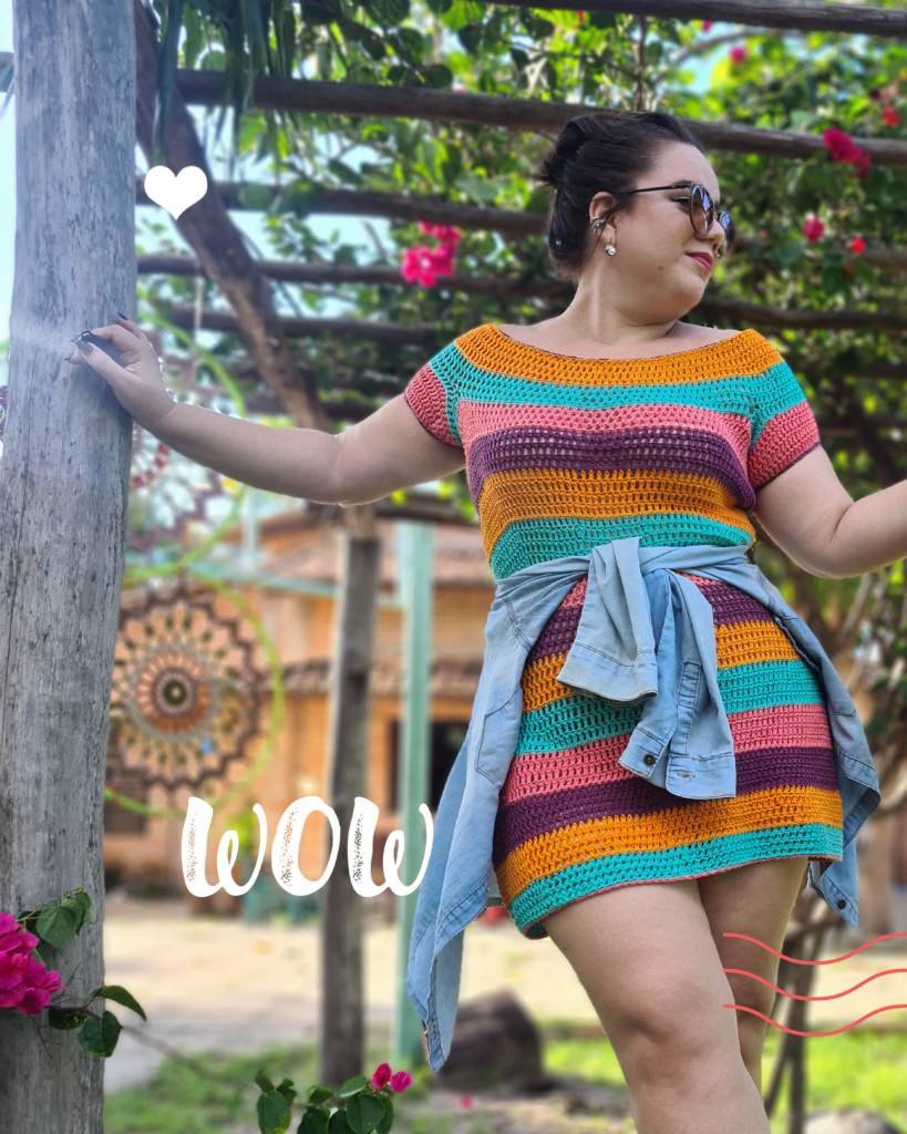 looks com vestido listrado para arrasar