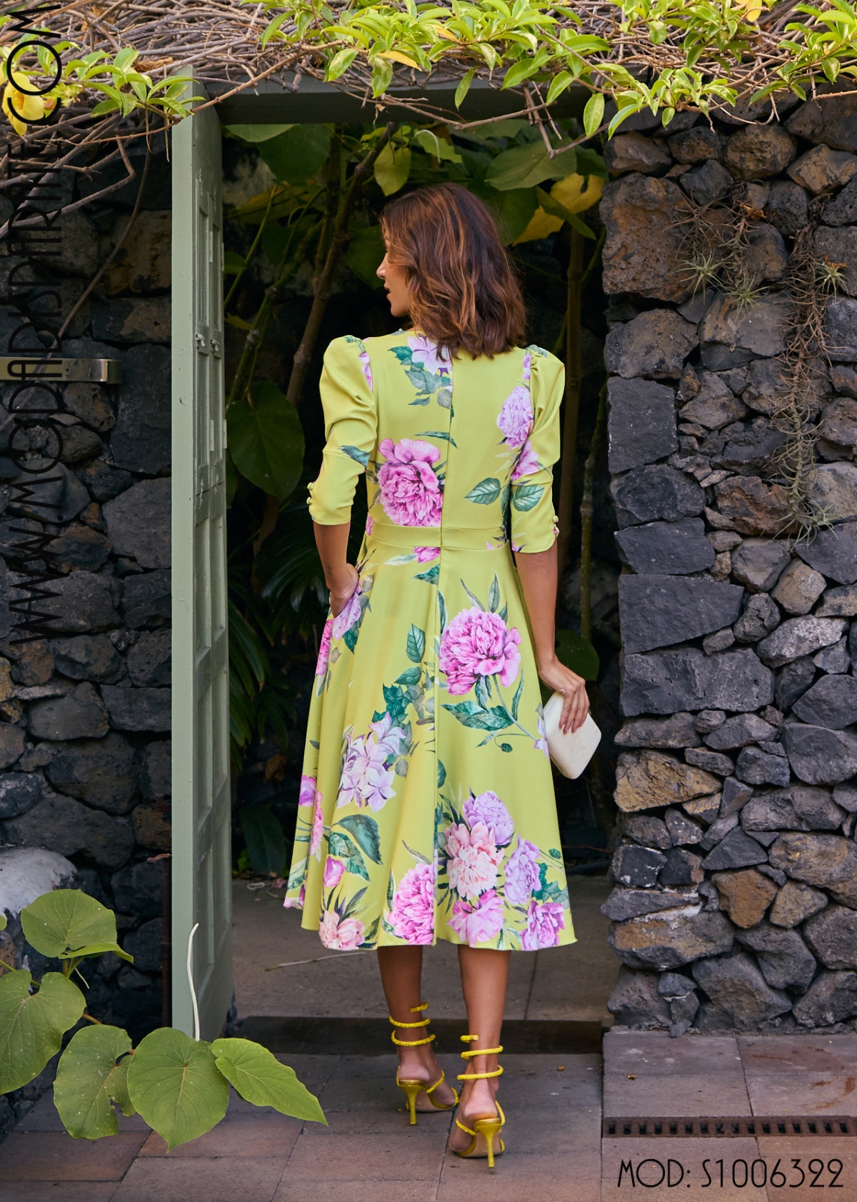como usar vestido midi floral