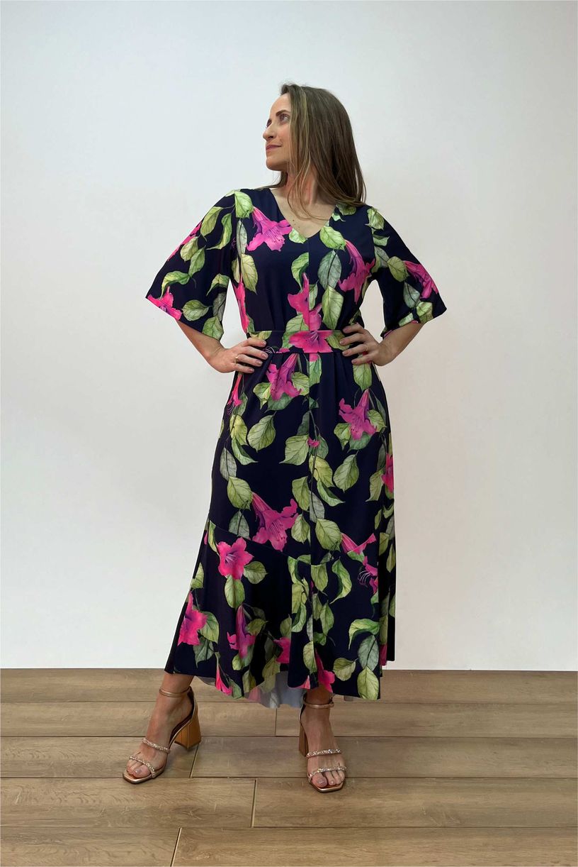 vestido midi para o dia a dia