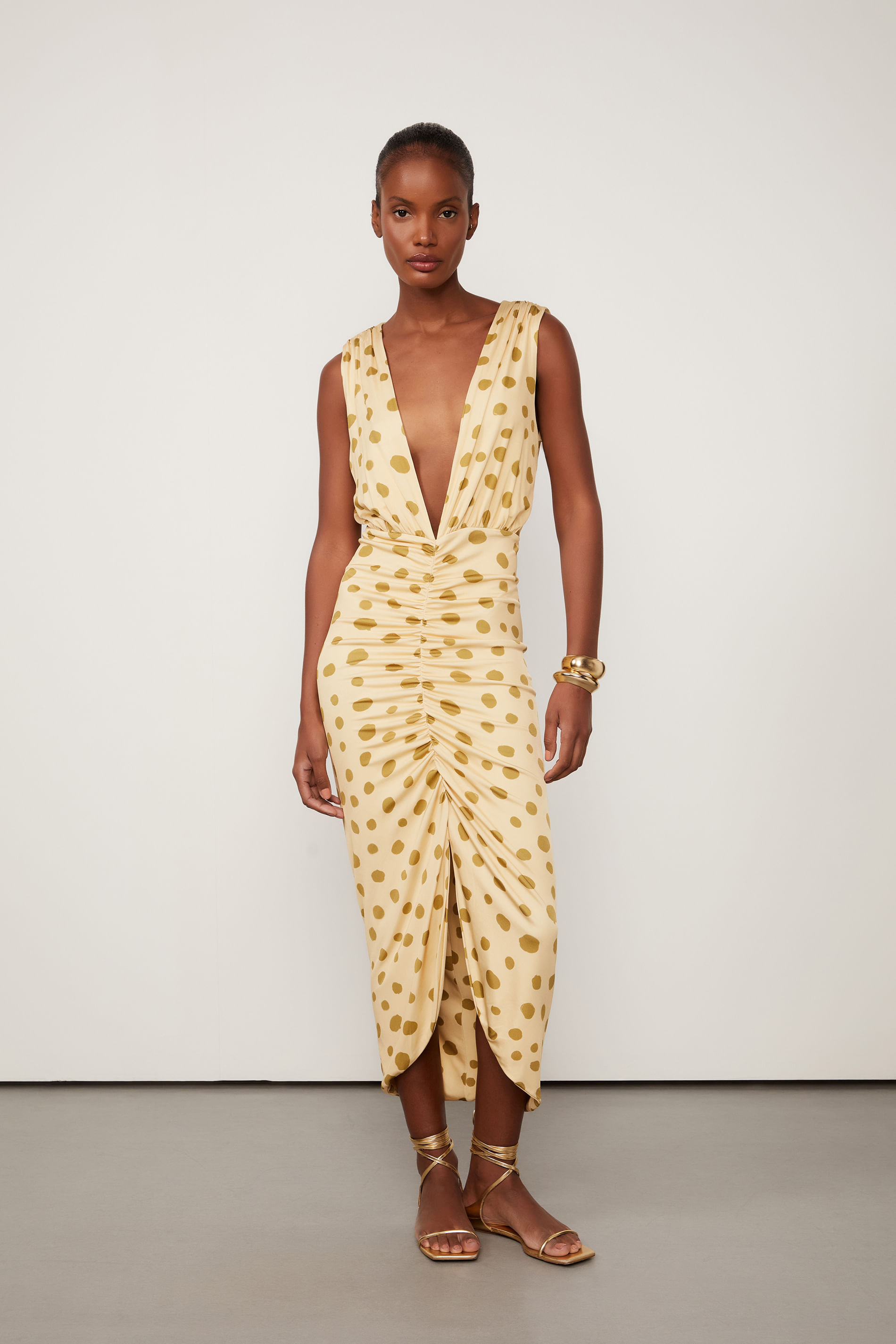 vestido midi para ocasiões formais