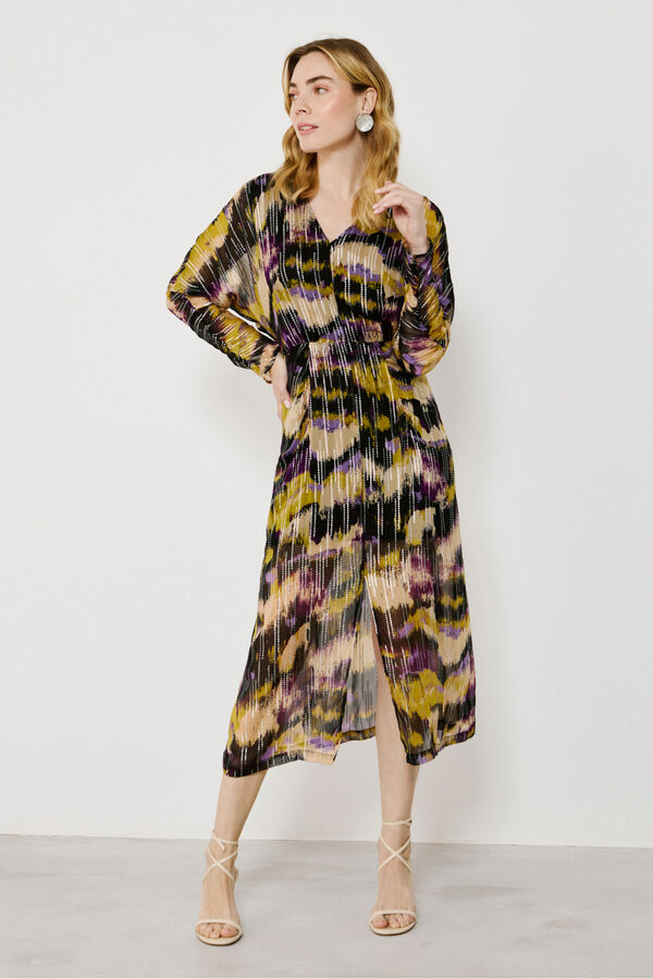 vestido midi elegante para jantar