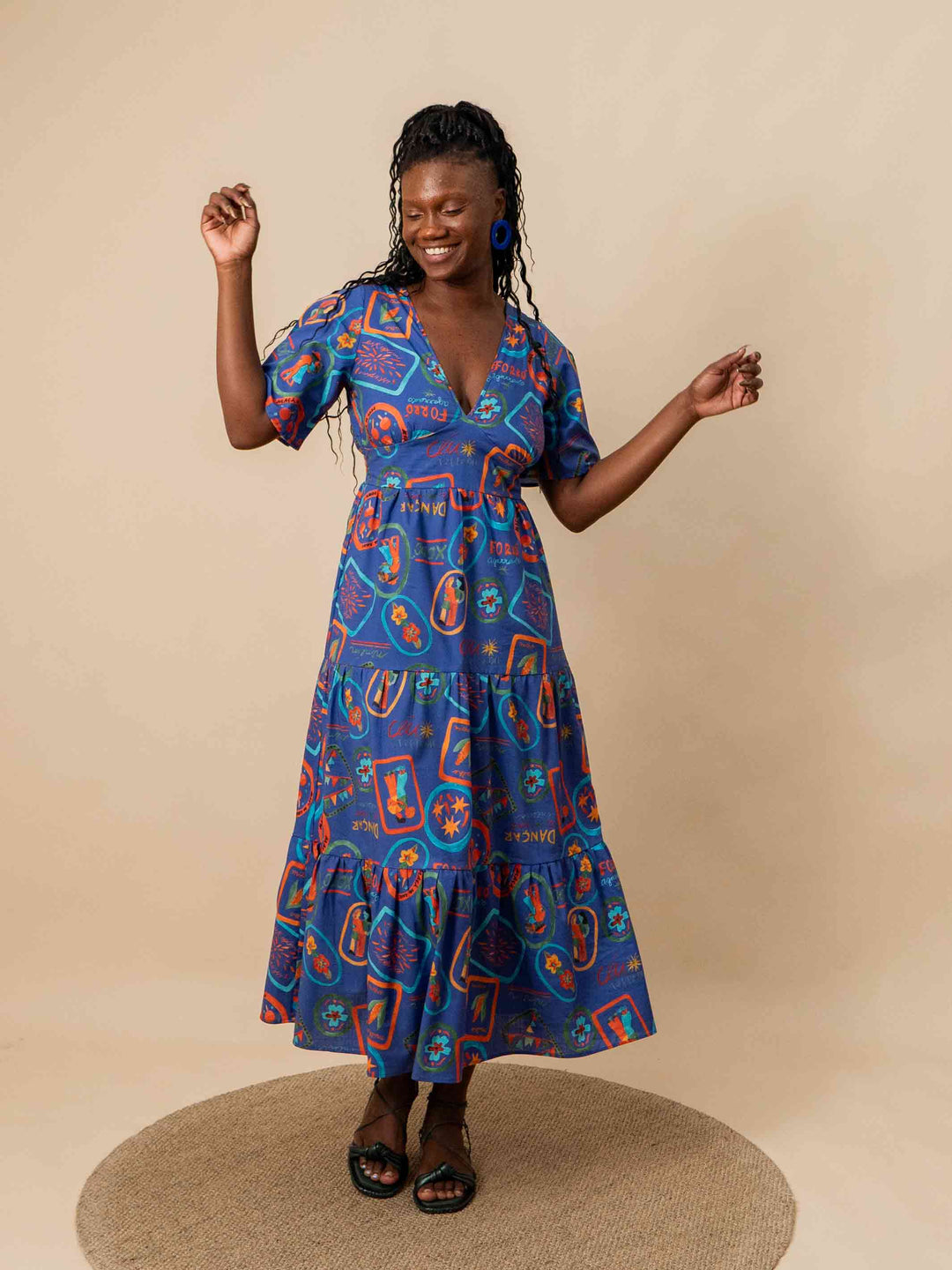 vestido midi verão brasileiro