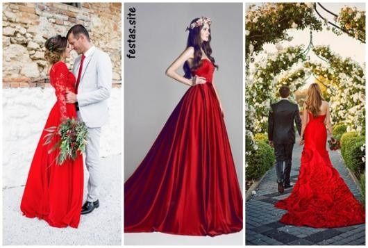 Vestidos vermelhos curtos vs. longos: qual a melhor opção para o seu casamento?