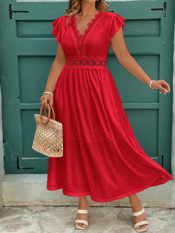 vestido vermelho para o natal