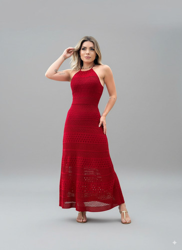 vestido vermelho para o natal