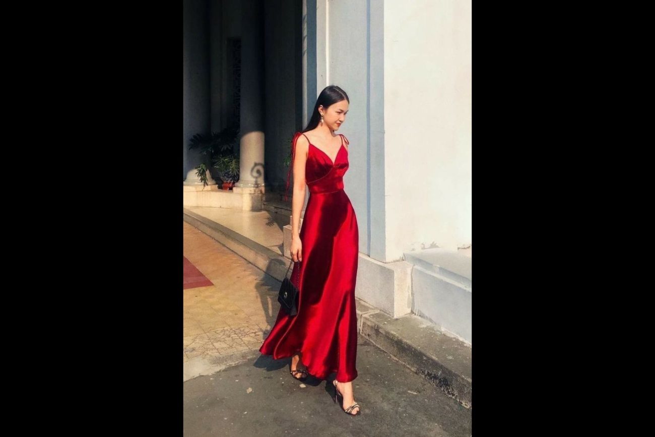 vestido vermelho para o natal