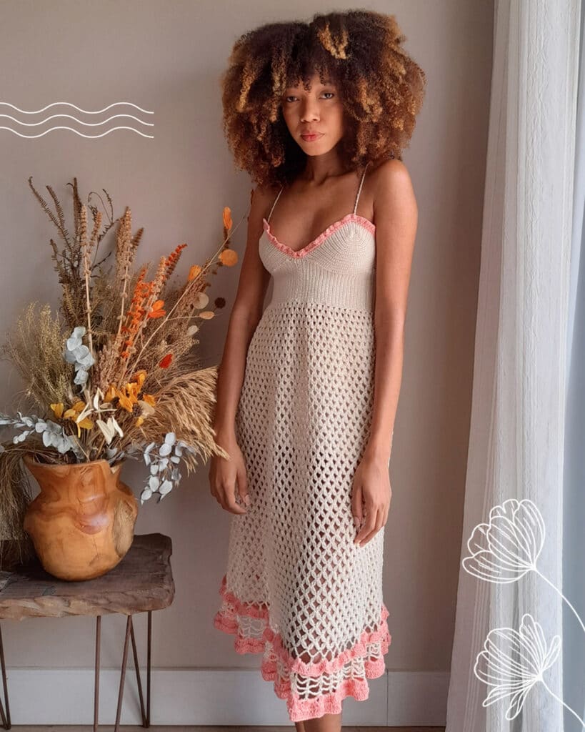 vestidos de croche passo a passo
