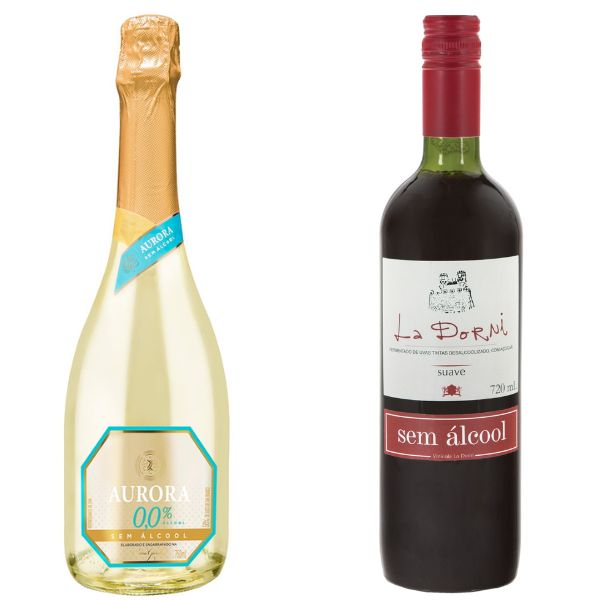 vinho vegano sem álcool