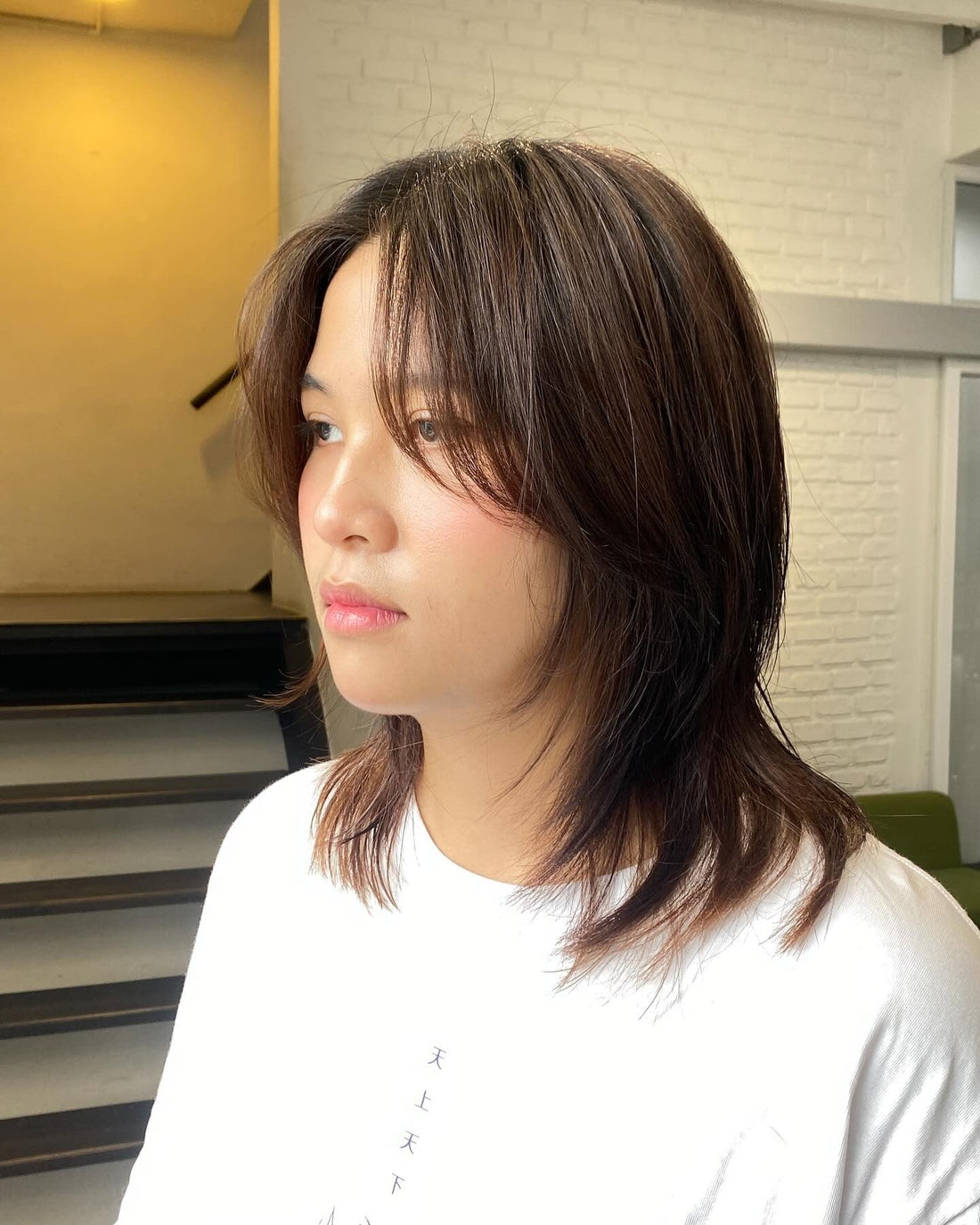 corte wolf cut camadas