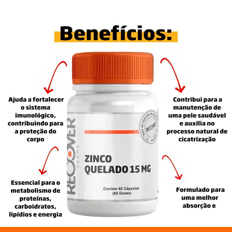 zinco benefícios